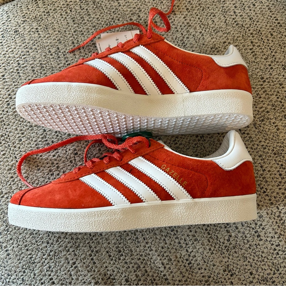 Adidas Gazelle 85 Sneakers Burnt Orange/Red Mens 7/ Womens 8.5